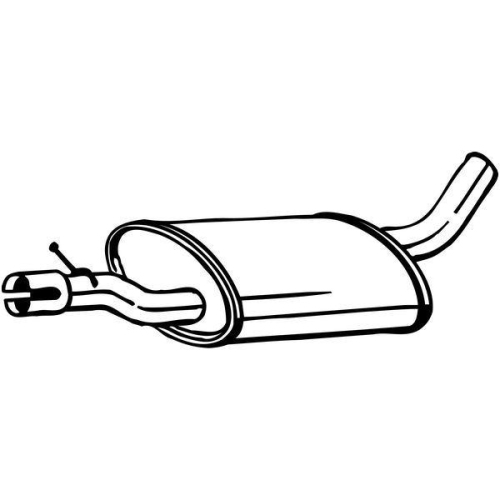 BOSAL Mittelschalld&auml;mpfer 233-545