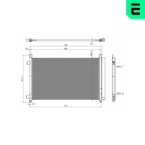 ERA Kondensator, Klimaanlage 667335