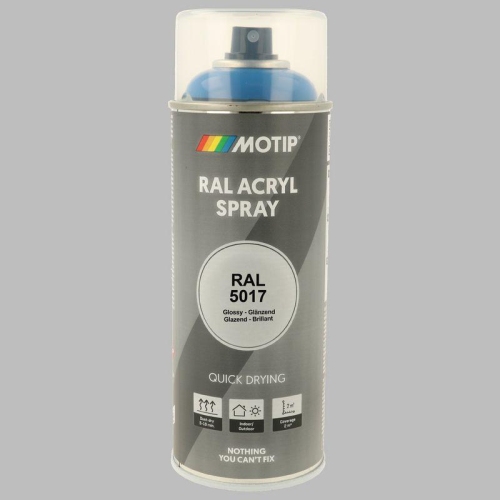 Lackspray Farbe schnell trocknend RAL 5017 verkehrsblau hochglanz 400ml 07009