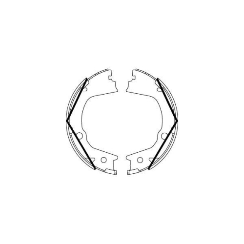 TRW Bremsbackensatz, Feststellbremse GS8859