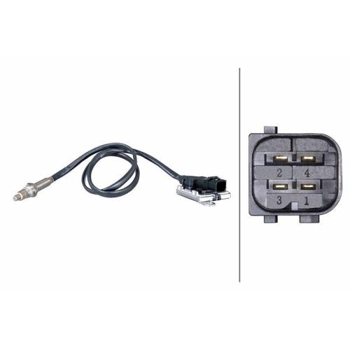 HELLA NOx-Sensor, NOx-Katalysator 6PN 358 186-471