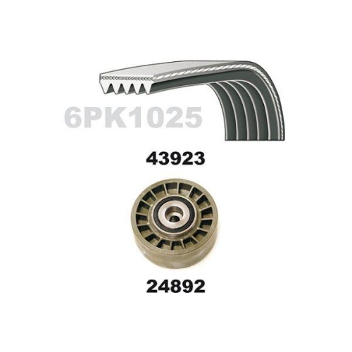MAPCO Keilrippenriemensatz 23924