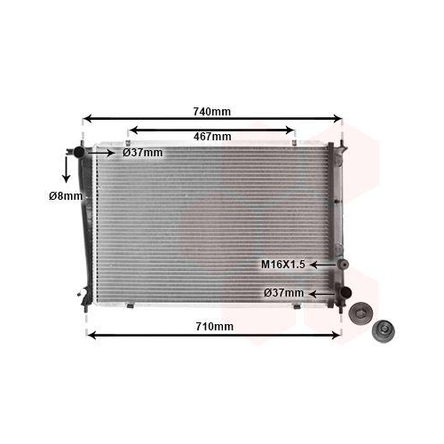 VAN WEZEL K&uuml;hler, Motork&uuml;hlung *** IR PLUS *** 82002049