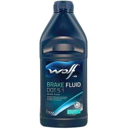 Wolf Bremsfl&uuml;ssigkeit Brake Fluid DOT 5.1 - 1 Liter Flasche 8308307