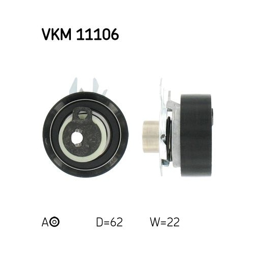 SKF Spannrolle, Zahnriemen VKM 11106