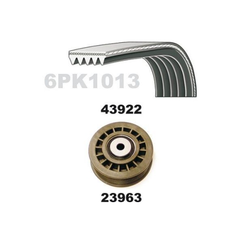 MAPCO Keilrippenriemensatz 23937