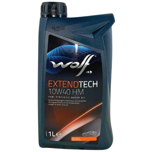 Motor&ouml;l Motoren&ouml;l Wolf ExtendTech 10W-40 HM 1 Liter Flasche 8302114