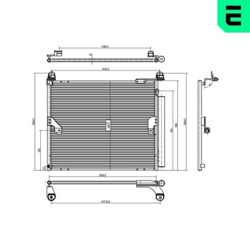 ERA Kondensator, Klimaanlage 667340
