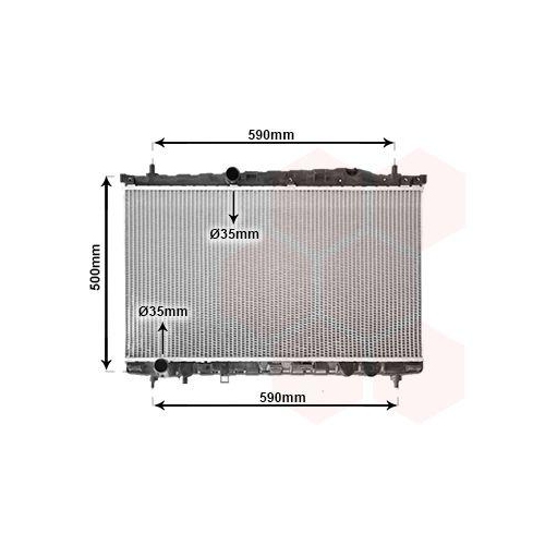 VAN WEZEL K&uuml;hler, Motork&uuml;hlung 82002077