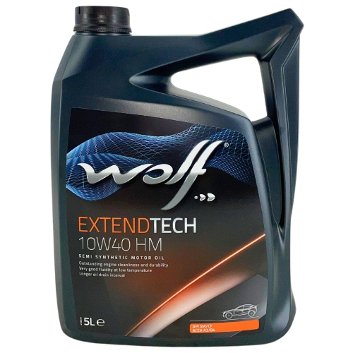 Motor&ouml;l Motoren&ouml;l Wolf ExtendTech 10W-40 HM 5 Liter Kanister 8302312