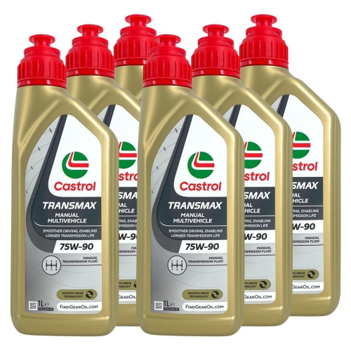 Castrol Transmax Manual Multivehicle 75W-90 MB 235.72 GL-4 Getriebe&ouml;l 6 Liter