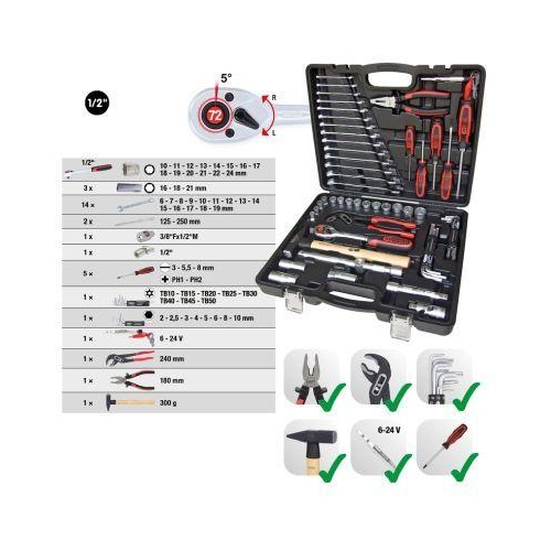 1/2 Zoll Universal-Werkzeug-Satz, 47-tlg KS TOOLS 917.0047