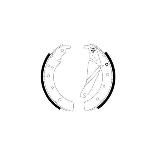 TEXTAR Bremsbackensatz 91033500