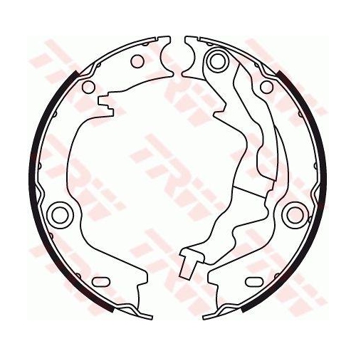 TRW Bremsbackensatz, Feststellbremse GS8781