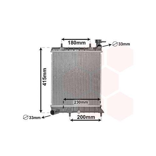 VAN WEZEL K&uuml;hler, Motork&uuml;hlung 82002085