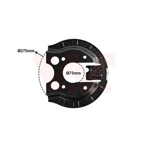 VAN WEZEL Spritzblech, Bremsscheibe 4040373