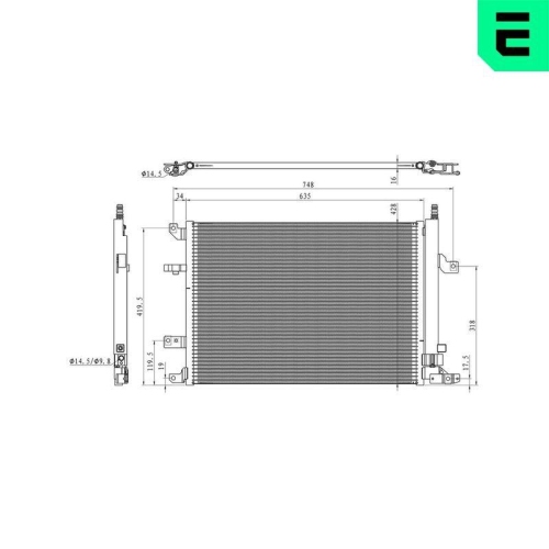 ERA Kondensator, Klimaanlage 667371