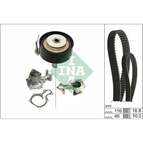 Schaeffler INA Wasserpumpe + Zahnriemensatz 530 0841 30