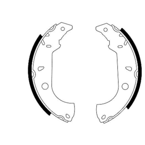 TEXTAR Bremsbackensatz 91037000