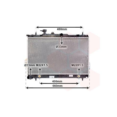 VAN WEZEL K&uuml;hler, Motork&uuml;hlung 82002096