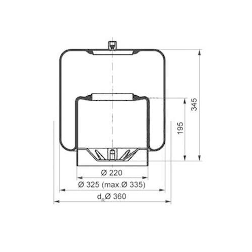 PE Automotive Federbalg, Luftfederung 084.115-71A
