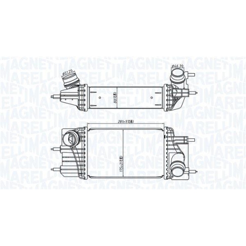 MAGNETI MARELLI Ladeluftk&uuml;hler 351319205810