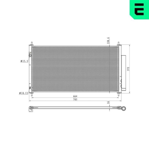 ERA Kondensator, Klimaanlage 667374