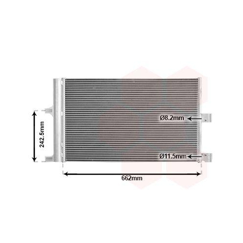 VAN WEZEL Kondensator, Klimaanlage 69015703