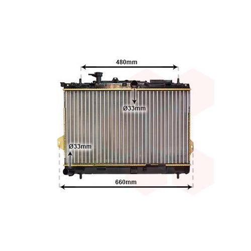 VAN WEZEL K&uuml;hler, Motork&uuml;hlung 82002097