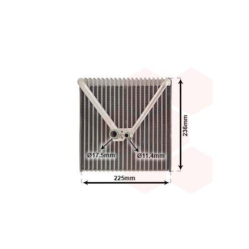 VAN WEZEL Verdampfer, Klimaanlage 7600V011