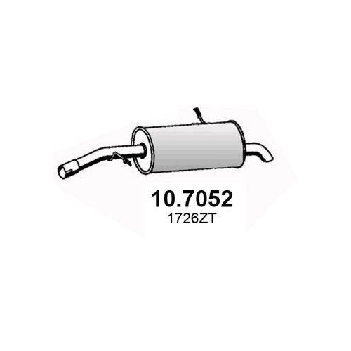 ASSO Endschalld&auml;mpfer 10.7052