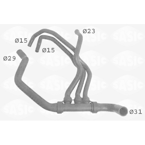 SASIC K&uuml;hlerschlauch