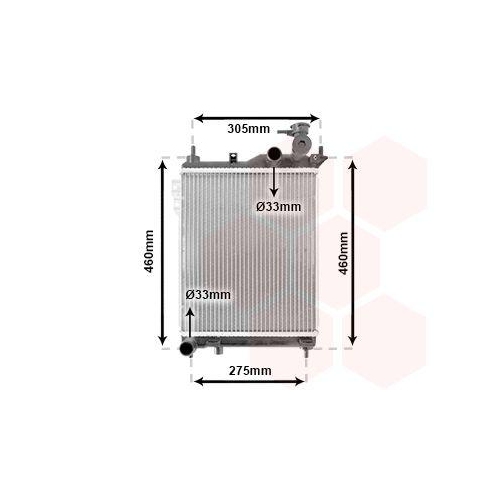 VAN WEZEL K&uuml;hler, Motork&uuml;hlung 82002099