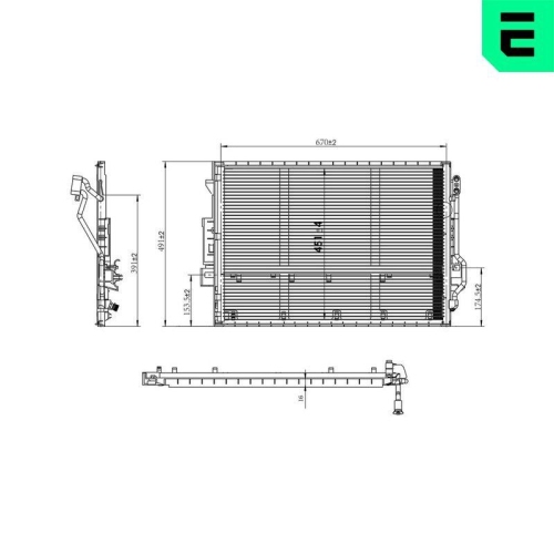 ERA Kondensator, Klimaanlage 667379