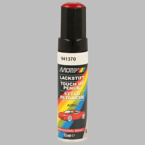 Lackstift Autolackreparatur Autofarbe Kompakt 941370 rot gl&auml;nzend 12 ml MOTIP