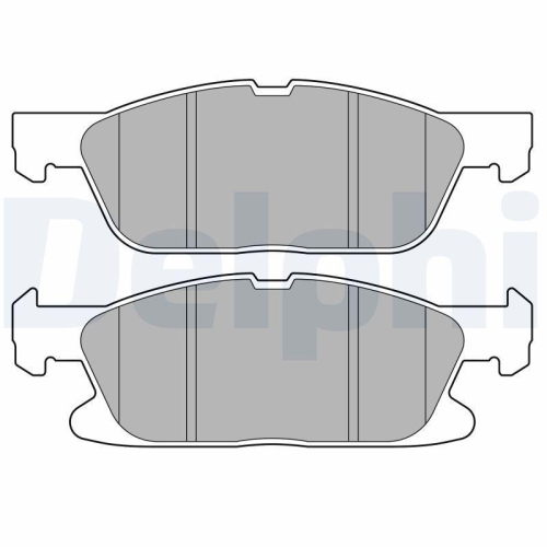 DELPHI Bremsbelagsatz, Scheibenbremse LP3704