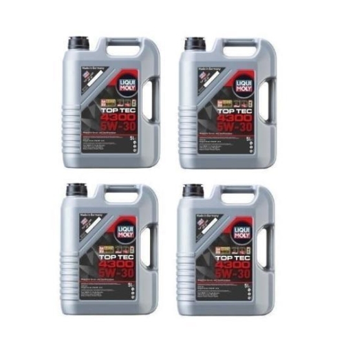 LIQUI MOLY Motoröl Top Tec 4300, 5W-30, 20-Liter - 3741 - ACEA C2