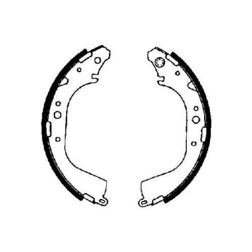 TEXTAR Bremsbackensatz 91041500