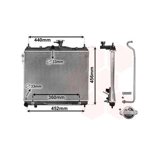 VAN WEZEL K&uuml;hler, Motork&uuml;hlung *** IR PLUS *** 82002102