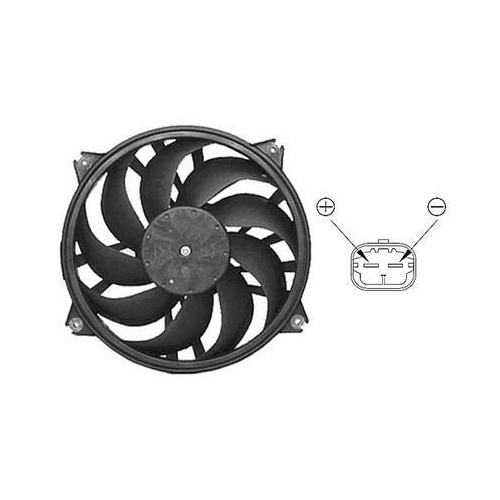 VAN WEZEL L&uuml;fter, Motork&uuml;hlung 0961745