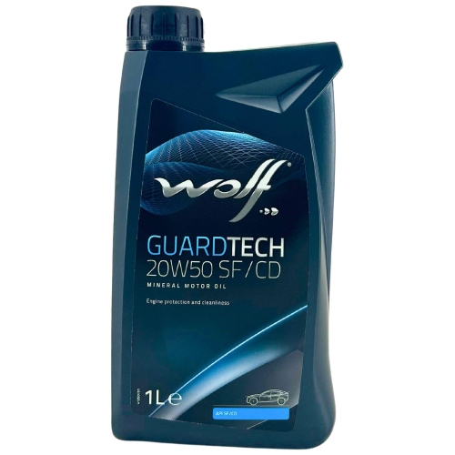 Motor&ouml;l Motoren&ouml;l Wolf GuardTech 20W-50 SF/CD 1 Liter Flasche 8325250