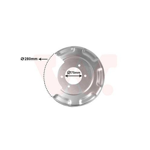 VAN WEZEL Spritzblech, Bremsscheibe 8244373