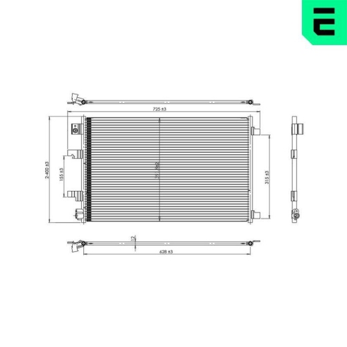 ERA Kondensator, Klimaanlage 667396