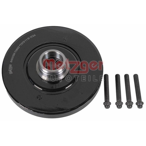 METZGER AUTOTEILE Riemenscheibe, Kurbelwelle COMPETENCE KIT GREENPARTS 6400139