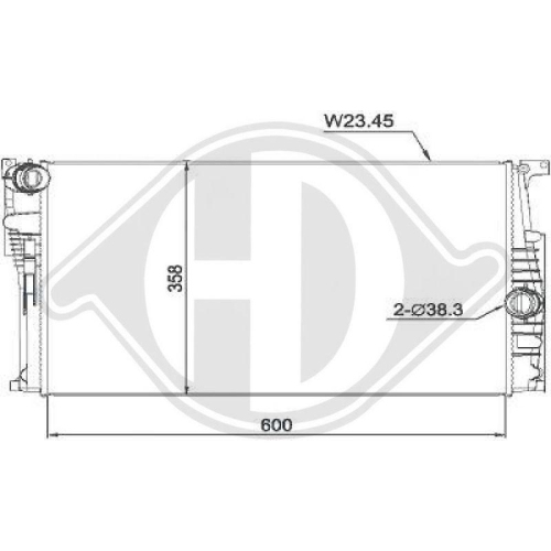 DIEDERICHS K&uuml;hler, Motork&uuml;hlung DIEDERICHS Climate DCM1604