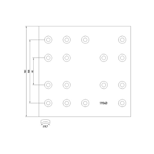 TEXTAR Bremsbelagsatz, Trommelbremse 1934302