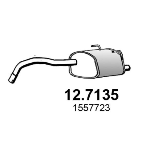 ASSO Endschalld&auml;mpfer 12.7135