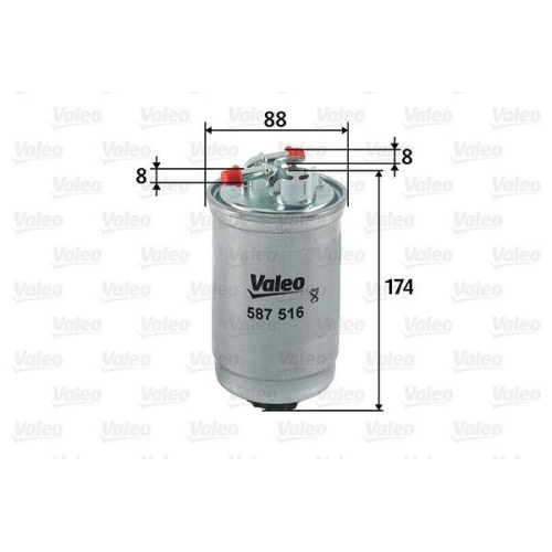 VALEO Kraftstofffilter 587516