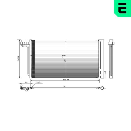ERA Kondensator, Klimaanlage 667402