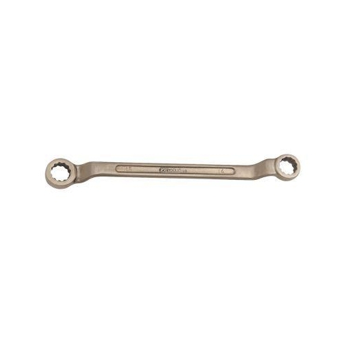 BRONZEplus Doppel-Ringschl&uuml;ssel gekr&ouml;pft 10x13 mm KS TOOLS 963.7381